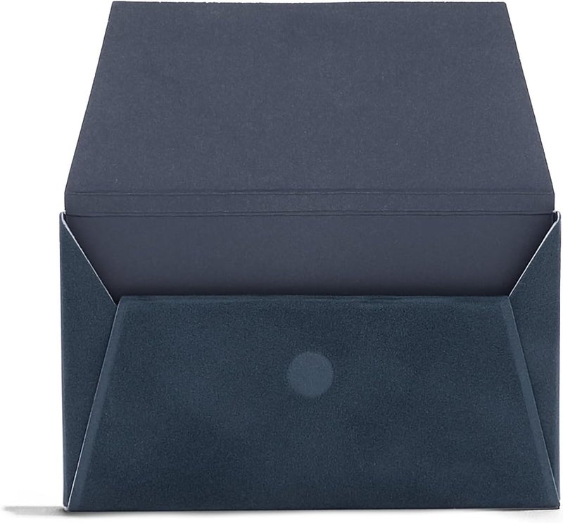 Poppin Luxe Business Card Holder and Credit Card Holder for Women, Stylish Slim Design with Magnetic Closure, Lightweight and Perfect for Client Meetings (Storm Velvet) - Image 2